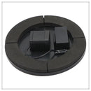 Portable solar bird bath fountain with easy setup for gardens patios and balconies