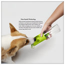 PETKIT dog water bottle product showcase with multiple color options blue green and filter replacement accessories