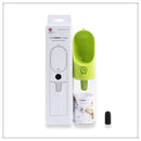 PETKIT water bottle with built-in bowl design allowing dogs to drink comfortably on hiking trips and outdoor adventures