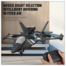 Blue remote control aircraft with obstacle avoidance sensors - beginner friendly tech toy