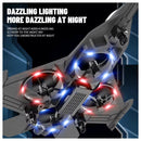 Green RC helicopter plane 60 meter range - ready to fly kids drone with controller