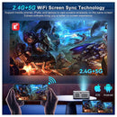 Horlat home theater projector connectivity ports and interface details

