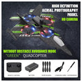 Three color options for RC fighter plane - red blue green military style designs