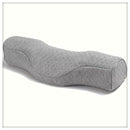 Premium memory foam cervical pillow with dual-firmness zones for customized neck and shoulder support
