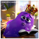 Toktoking Amoeba using orthopedic pillow at home office desk - tech neck pain relief