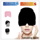 Freezable gel ice cap for cold therapy - microwave for heat therapy headache relief