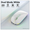 Silent Pro Wireless Mouse – Dual Mode Bluetooth & 2.4G with Backlight