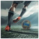 Night Ace reflective soccer ball highlighting machine-stitched durability