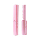 Glimba’s Royal Touch: Cordless Mini Hair Straightening Brush | Portable Ionic Silk Styler