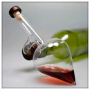 Royal Pour wine aerator spout attached to bottle – instant decanter by Toktoking
