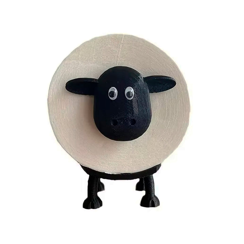 Glimby's Woolly Buddy sheep toilet paper holder – all color variants side by side