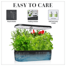 12-Pod hydroponics system lifestyle shot – modern home kitchen setting