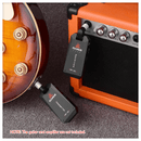 Sonic Freedom WP-5G wireless guitar system box and guitar — complete kit overview