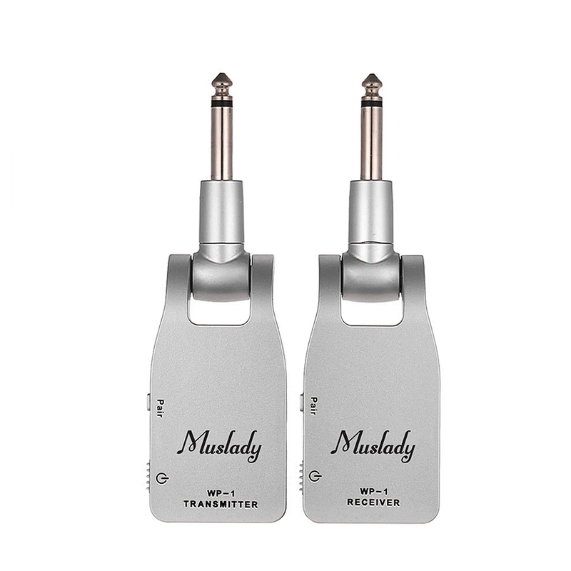 Muslady WP-1 White wireless guitar transmitter receiver demo — Sonic Freedom WP-5G by Toktoking