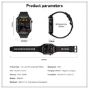 Military-grade smartwatch Titan Command displaying health monitor – Toktoking rugged watch