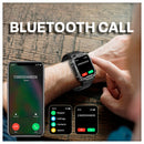 Glimbo's Titan Command smartwatch with Bluetooth call feature on wrist – tactical wearable