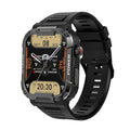 Glimbo's Titan Command military smartwatch – Black, rugged tactical wearable IP68