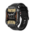 Glimbo's Titan Command military smartwatch – Black, rugged tactical wearable IP68