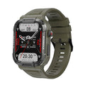 Glimbo's Titan Command smartwatch – Army Green, 400mAh military-grade wearable