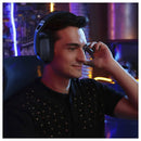 Person wearing the Binnune BW06 Wireless Gaming Headset — Comfortable Fit for Long Sessions — Toktoking