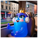 Glimzy Princess focused and thriving with the Binnune BW06 Headset — Perfect for Study and Work — Toktoking