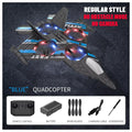 Sky Command RC Plane in blue — stealth fighter EPP foam, no obstacle avoidance