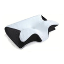 Glimbo's Royal Rest Butterfly Pillow – Black variant, memory foam cervical support