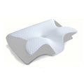 Glimbo's Royal Rest Butterfly Pillow – White variant, ergonomic memory foam pillow