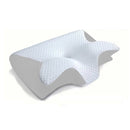 Glimbo's Royal Rest Butterfly Pillow – White variant, ergonomic memory foam pillow