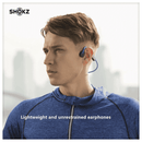 OpenMove S661 bone conduction technology close-up — sport performance demo for active users